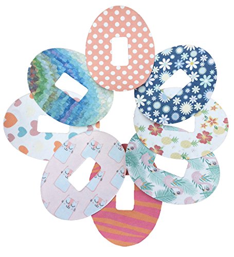 GrifGrips - All Things Pretty Pack for Dexcom G4 / G5 (24 Count - Oval Shape - Power-X Formula)
