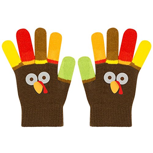 Run Now Gobble Later Turkey Running Gloves | Running Gloves by Gone for a Run Brown