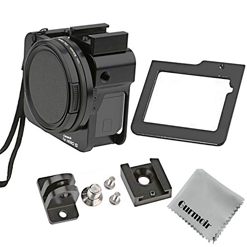 Gurmoir Protective Aluminum Alloy Skeleton Housing Case for Gopro Hero 5/Gopro Hero (2018) Action Camera,