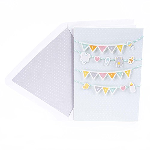 Hallmark Signature New Baby Congratulations Greeting Card (Hello Little One)