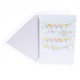 Hallmark Signature Baby Shower Card for New Parents (Hello Little One) Welcome New Baby, Congratulations, Gender Reveal