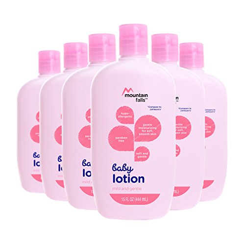 Mountain Falls Hypoallergenic Baby Lotion, Mild and Gentle, 15 Fluid Ounce (Pack of 6)
