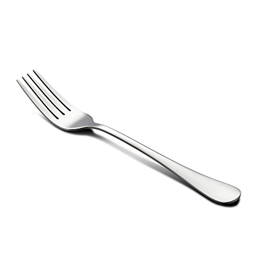 Dinner Forks Set of 12, LIANYU Stainless Steel Silverware Flatware Cutlery Forks, Table Forks 8 Inches, Mirror Finish & Dishwasher Safe