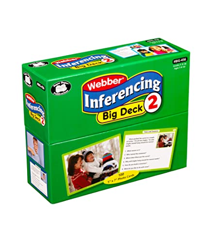 Super Duper Publications | Inferencing Big Photo Set 2 Flash Cards | Problem Solving, Reasoning and Critical Thinking Skills Fun Deck | Educational Learning Materials for Children