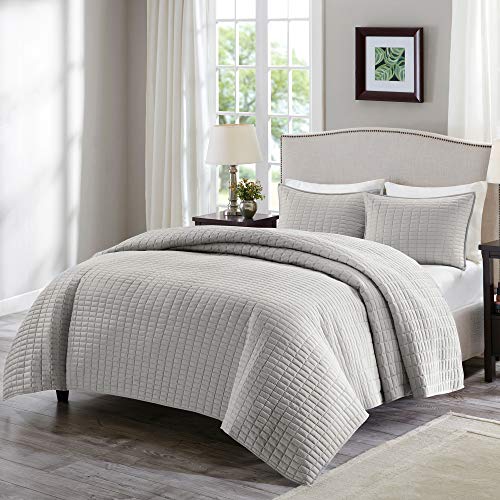 Book Cover Comfort Spaces Kienna Quilt Set-Luxury Double Sided Stitching Design All Season, Lightweight, Coverlet Bedspread Bedding, Matching Shams, Twin/Twin XL(66