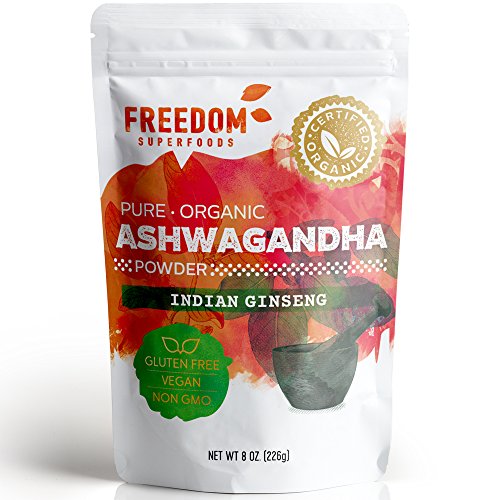 Freedom Superfoods Ashwagandha Root Powder - Organic - 8 Ounce
