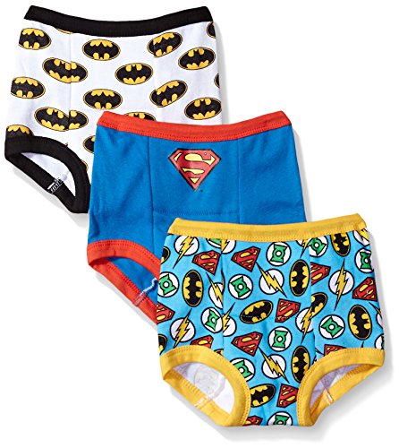 DC Comics Toddler Boys' Justice League 3 Pack Training Pant