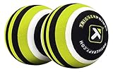 Trigger Point Double Balle de Massage Unisexe MB2 pour soulagement Dos et Cou - Citron Vert - Taille Unique