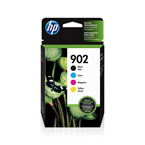 Book Cover HP 902 | 4 Ink Cartridges | Black, Cyan, Magenta, Yellow | Works with HP OfficeJet 6900 Series, HP OfficeJet Pro 6900 Series | T6L98AN, T6L86AN, T6L90AN, T6L94AN
