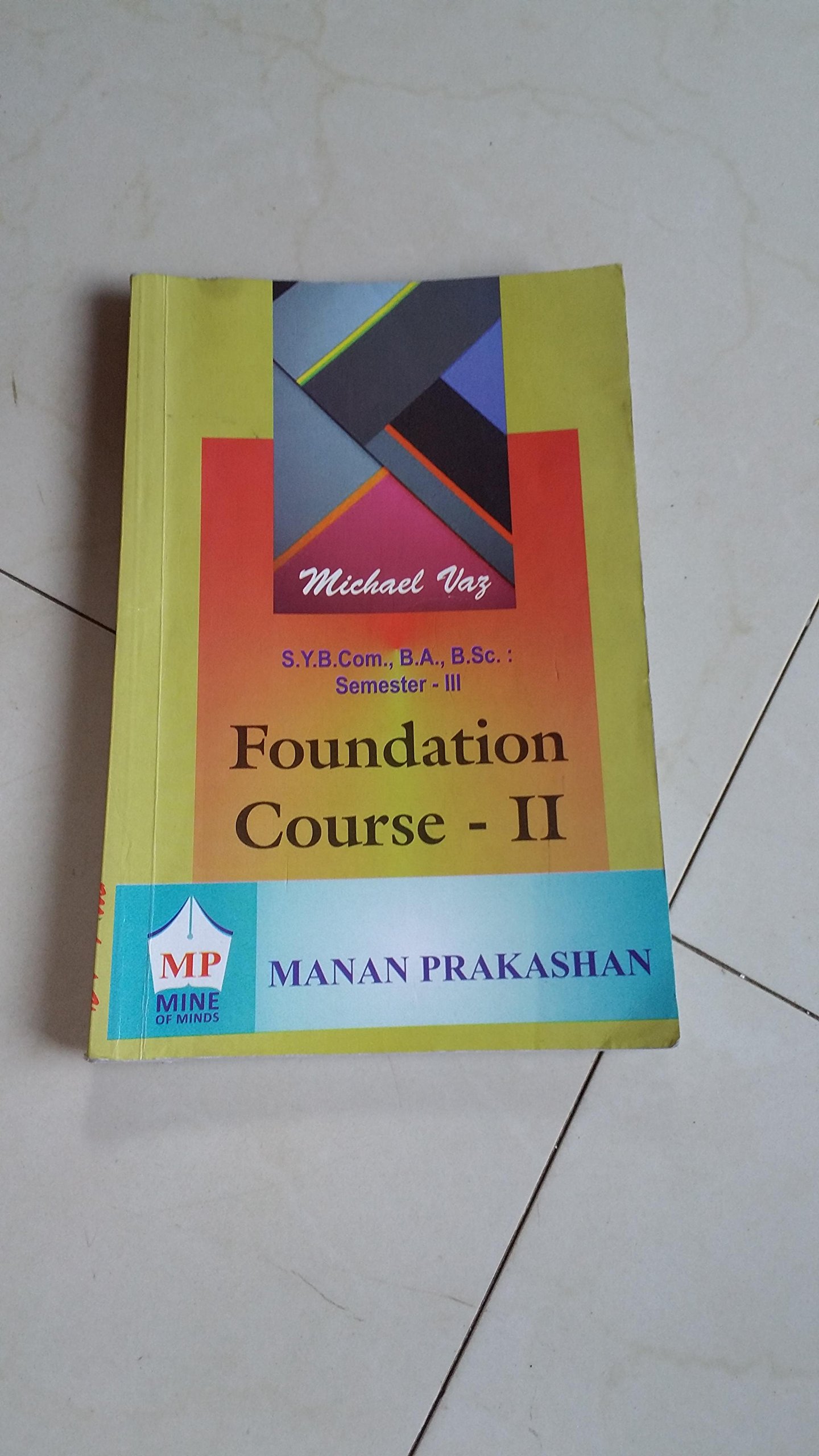 Foundation course reference book for second year bcom, BA, BSc
