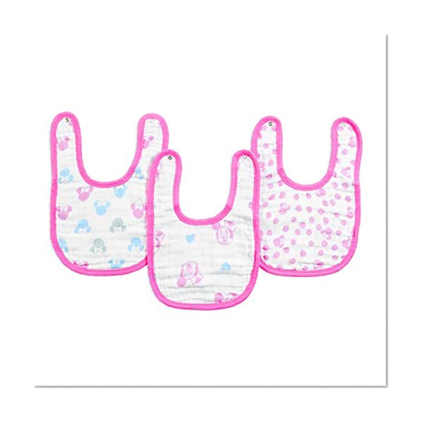 ideal baby by the makers of aden + anais lot de 3 bavoirs minnie