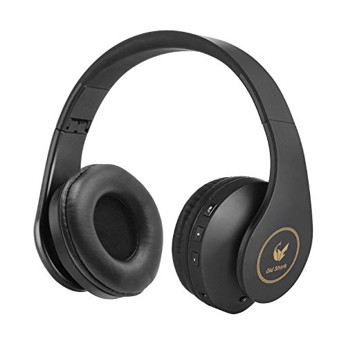 OldShark V7 Bluetooth Headphones Over Ear, Stereo Wireless Headsets with Microphone, Foldable Earphones, Lightweight, Soft Earmuffs, Wired Mode for PC/Cell Phones/TV