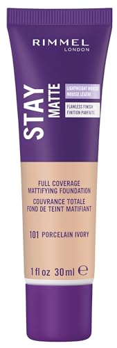 Rimmel Stay Matte Liquid Mousse Foundation 30ml - Please Choose Shade Shade: 101 Porcelain Ivory