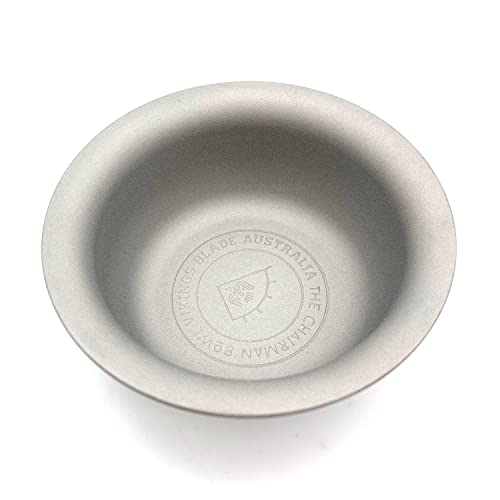 VIKINGS BLADE 'The Chairman' Luxury Shaving Bowl, Heavy Stainless Steel (3â€ Diameter, Standard)
