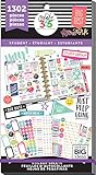 me & my BIG ideas Sticker Value Pack for Classic Planner - The Happy Planner Scrapbooking Supplies - Student Theme - Multi-Color - Great for Projects & Albums - 30 Sheets, 1302 Stickers Total