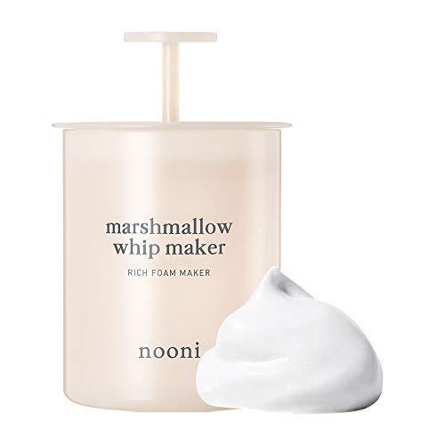 NOONI Marshmallow Whip Maker #Pink, Bubble Maker, Foamer, Easy and Fun Cleansing Tool, Facial Cleansing Care