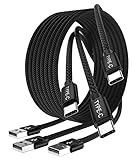 Basesailor USB C to Type C 100W Cable 10FT with USB A Adapter,Right Angle Fast Charging PD Charger Cord for MacBook Pro,iPhone 15,Car Play,iPad 10th Air 5th 4th Generation Mini 6th,Samsung S23 S21 S22