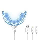 Glory Smile GlorySmile Teeth Whitening Led Mouth Tray light with 16 Powerful LED Blue Lights- 3 Adapters For iPhone & Android & USB