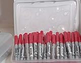 Sharpie Permanent Marker, Ultra Fine Point, Red Ink, 24-Count