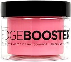 Style Factor Edge Booster Strong Hold Water-Based Pomade 3.38oz - Sweet Peach Scent