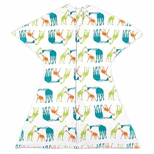 Giraffe Jungle Swaddle Transition Zipadee-Zip Small 4-8 Months (12-19 lbs, 25-29 inches)