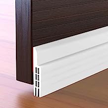 Changlian Self -adhesive Door Draft Blocker ,Rubber Weather Stripping Door Bottom Seal for Soundproof,Windproof and Prevent Bugs,2" W x 39" L( White )