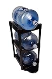 Bottle Buddy Water Bottle Storage Rack 3 Tray - Plastic Water Bottle Organizer for Three to Five Gallon Bottle Storage – Customizable Water Gallon Holder for Easy Storage and Organization