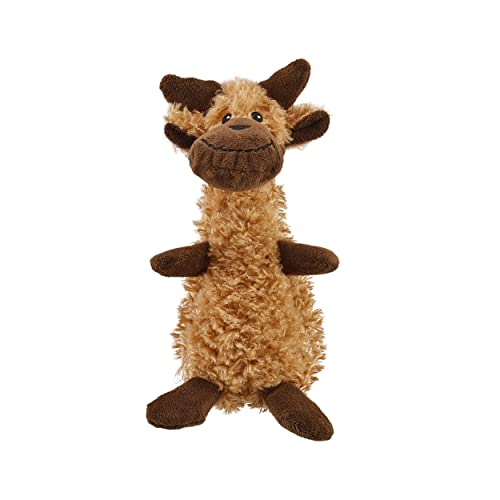 Charming Pet Scruffles Moose Plush Squeaky Dog Toy, Small