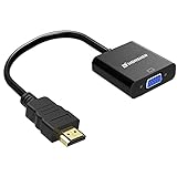 HDMI TO VGA 1080P HDMI Male to VGA Female Video Converter Adapter Cable For PC Laptop HDTV Projectors and other HDMI input devices