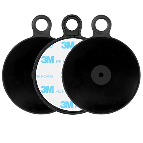 Dashboard Pad Mounting Disk for Suction Cup Phone Mount & for Tom Tom Garmin GPS Suction Mount Sat Nav Dash Cam Holder Stick On Universal Dash Mount Pad w/3M Adhesive 70mm Diameter 3 Pcs