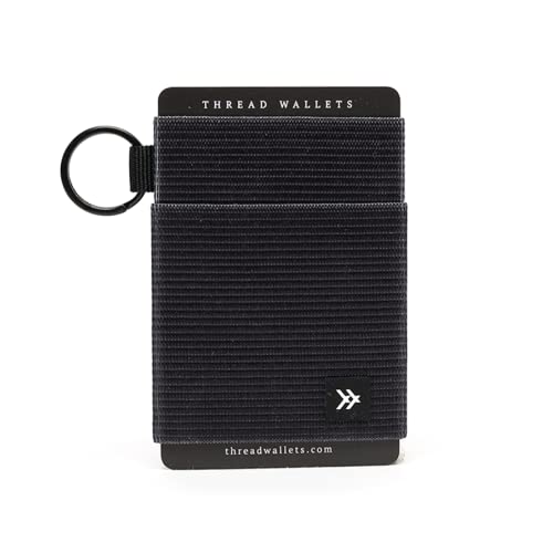 Slim Minimalist Elastic Wallet for Men & Women | Small Credit Card Holder for Front Pocket