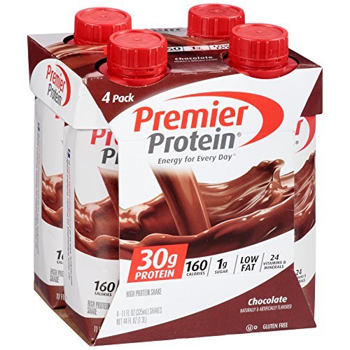 Premier Protein 30g Protein Shakes, Chocolate, 11 Fluid Ounces, 12 Count