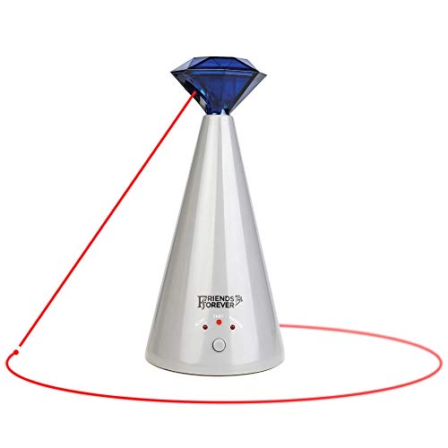 Interactive Laser Toy for Pet Cat Automatic Rotating Catch Training Battery Operated with Adjustable 3 Speed Mode