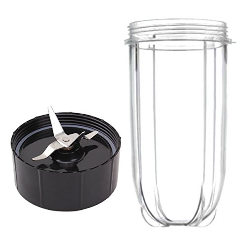 16oz Cup and Replacement Blade for Magic Bullet Blender Set - Accessory Part Compatible with Original Magic Bullet Blender (1, Cup & Blade)