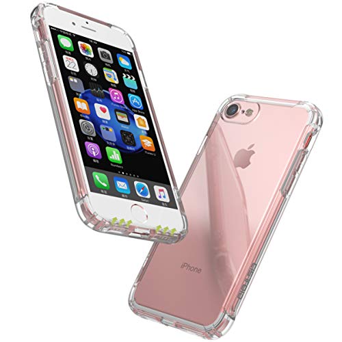 CISTOID iPhone 8 Case CleariPhone 7 Case ClearSoft TPU Gel Bumper [Voice Conversion] Dustproof Cover Case with [Shock Absorption] for iPhone 7/8 Case-Clear