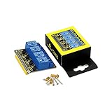 KEYESTUDIO 5V DCAC 4-Channel Relay Hat Shield Module Expansion Board for Raspberry Pi 4/A+/B+/Pi 2 Model B/Pi 3 Model B