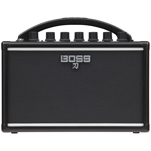 BOSS KTN-MINI Katana Portable Guitar Amplifier, a Compact, Go-Anywhere Amp That Runs On Batteries - Rich, Full Sound