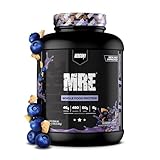 REDCON1 MRE Protein Powder, Blueberry Cobbler - Meal Replacement Protein Blend Made with MCT Oil & Whole Foods - Protein with Natural Ingredients to Aid in Muscle Recovery (25 Servings)