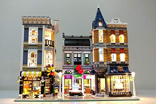 LED Lighting Kit for Your Lego Assembly Square 10255 - Custom Designed - Model is NOT Included