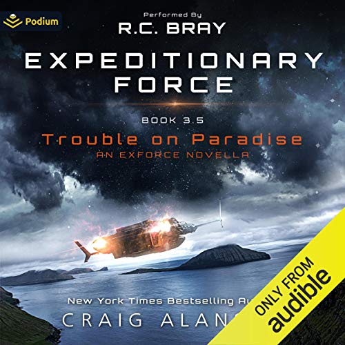 Book Cover Trouble on Paradise: Expeditionary Force, Book 3.5