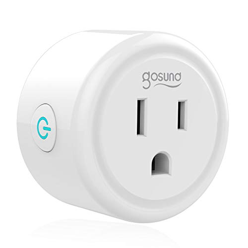 Mini Smart Plug Outlet Works with Amazon Alexa Google Assistant IFTTT, No Hub Required, ETL and FCC Listed Only 2.4GHz Wifi Enabled Remote Control Smart Socket by Gosund