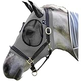 Professional's Choice Comfort Fit Fly Mask | Charcoal