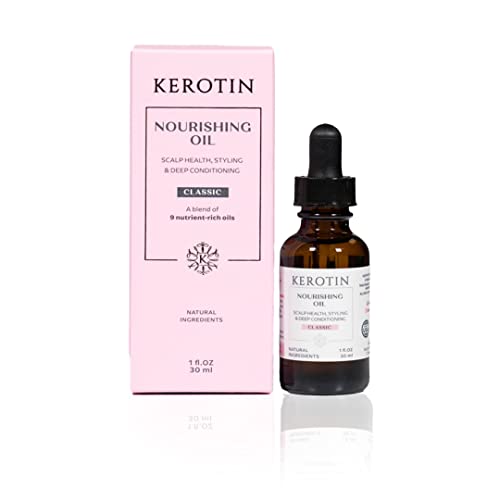 Nourishing Hair Oil -Nine natural organic oils blended with Argan Oil. Repairs Damage, Controls Frizz, Eliminates Split Ends & Smoothens Skin - Stimulates Healthy Hair Growth | Free of Sulfate and Silicone