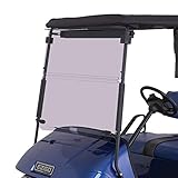 EZGO TXT 1995-2013 Tinted Fold Down Impact Resistant Windshield for EZGO TXT Golf Cart