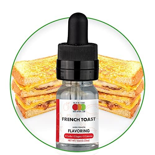 OOOFlavors French Toast Flavored Liquid Concentrate Unsweetened (10 ml)