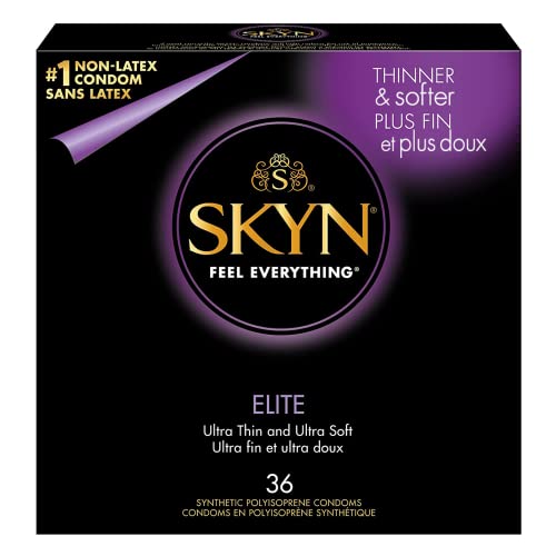 Book Cover SKYN Elite – 36 Count – Ultra-Thin, Lubricated Latex-Free Condoms