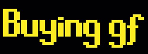 RS Buying Gf Decal, Drop Party!, Free Armor Trimming, Please Message Us for More Colors and Sizes (H 2.5 by L 9 Inches, Yellow)