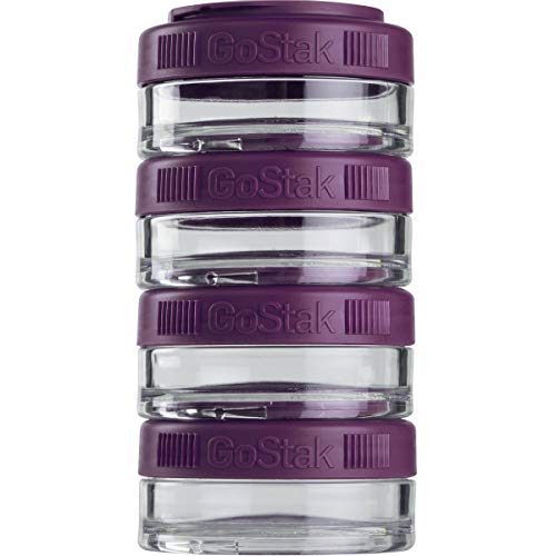 Blender Bottle Go Stak, Plum, 4x 40ml