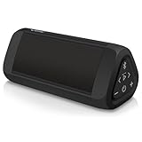 OontZ Angle 3 Ultra : Portable Bluetooth Speaker 14-Watts Deliver Bigger Bass and Hi-Quality Sound, 100ft Wireless Range, Play Two Together for Music in Dual Stereo, IPX-6 Splashproof Black