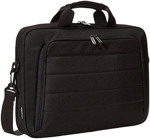 Book Cover Amazon Basics 15.6 Inch Laptop and Tablet Case Shoulder Bag, Black